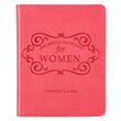 Load image into Gallery viewer, Pink Faux Leather One Minute Devotions for Women Devotional - Carolyn Larsen
