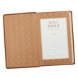 Load image into Gallery viewer, Personalized Custom Text Your Name KJV Holy Bible Gift Edition LuxLeather Brown King James Version
