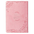 Load image into Gallery viewer, I Know the Plans Jeremiah 29:11 Pink Slimline Faux Leather Journal
